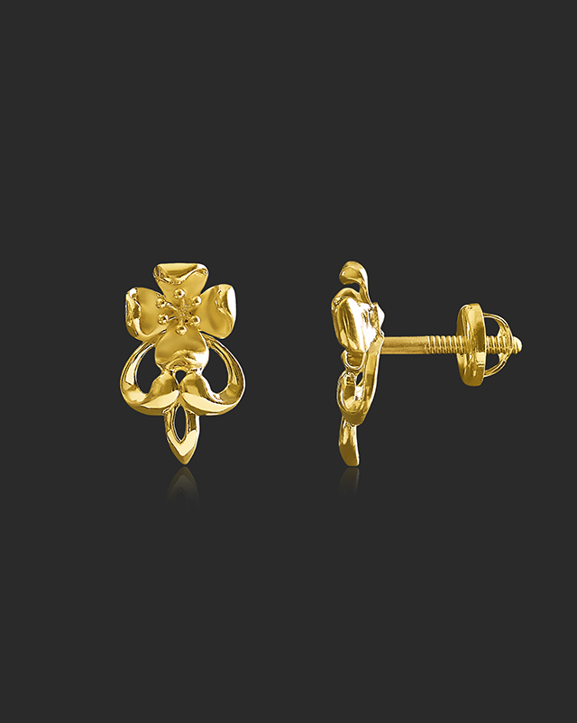 Laila 22KT Gold Earrings