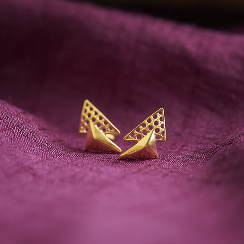 Aaradhya 22KT Gold Earrings