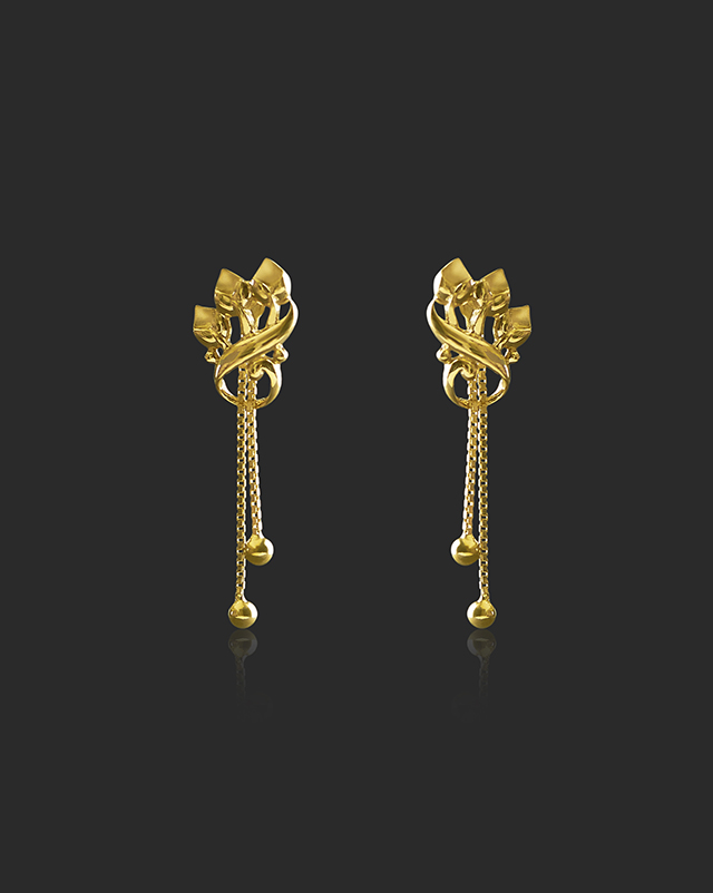 Nihani 22KT Gold Earrings
