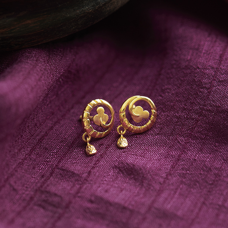 Keesha 22KT Gold Earrings