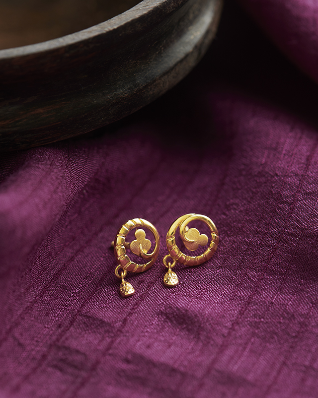 Keesha 22KT Gold Earrings