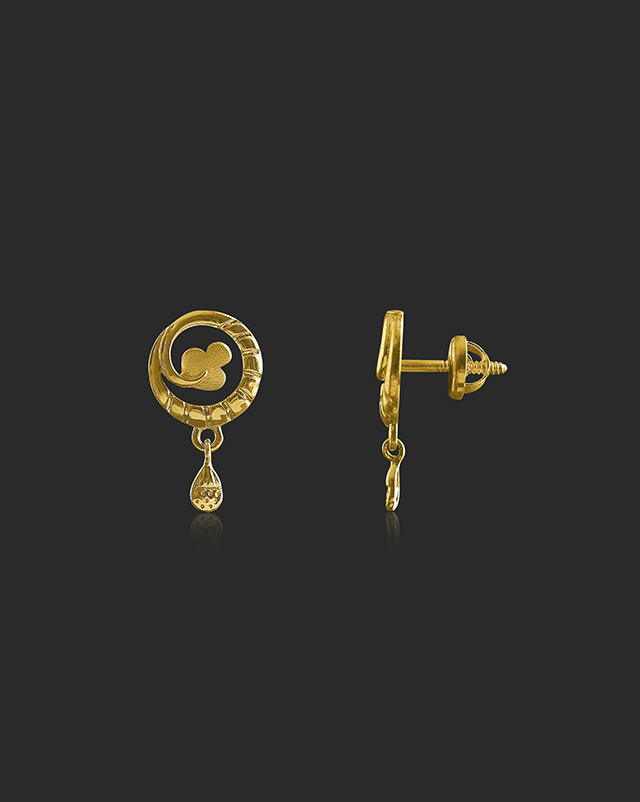 Keesha 22KT Gold Earrings