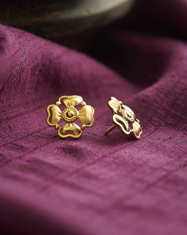 Rovina 22KT Gold Earrings Rovina 22KT Gold Earrings