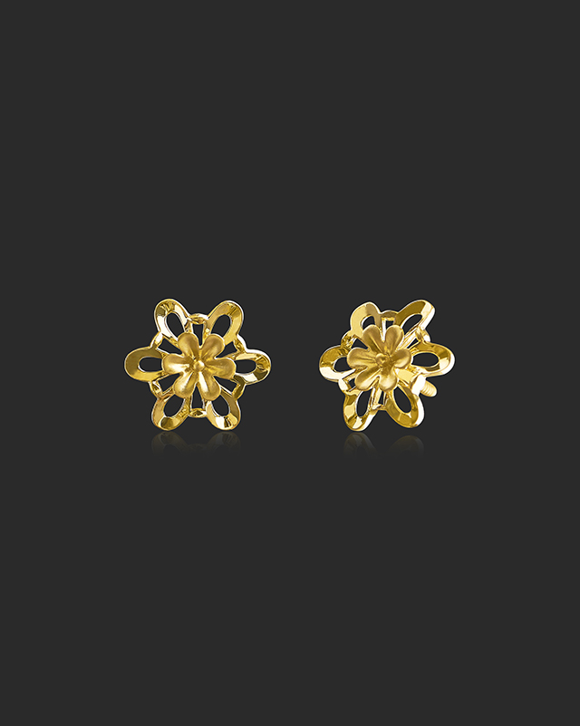 Alka 22KT Gold Earrings Alka 22KT Gold Earrings