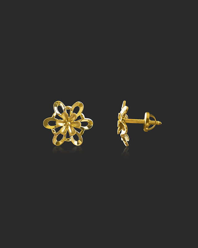 Alka 22KT Gold Earrings Alka 22KT Gold Earrings