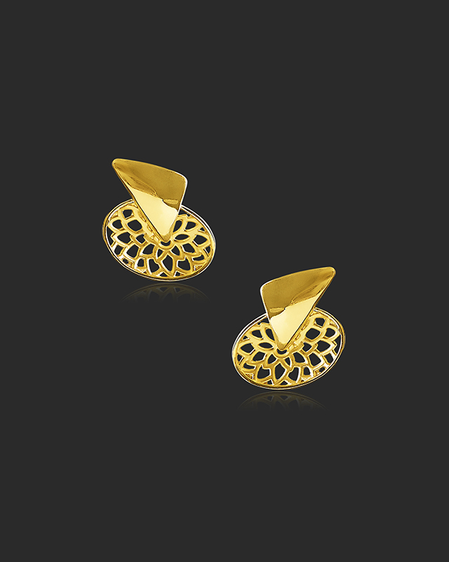 Jovina 22KT Gold Earrings
