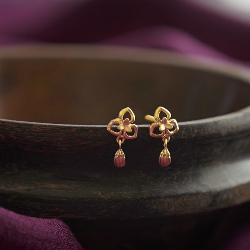 Harsha 22KT Gold Earrings