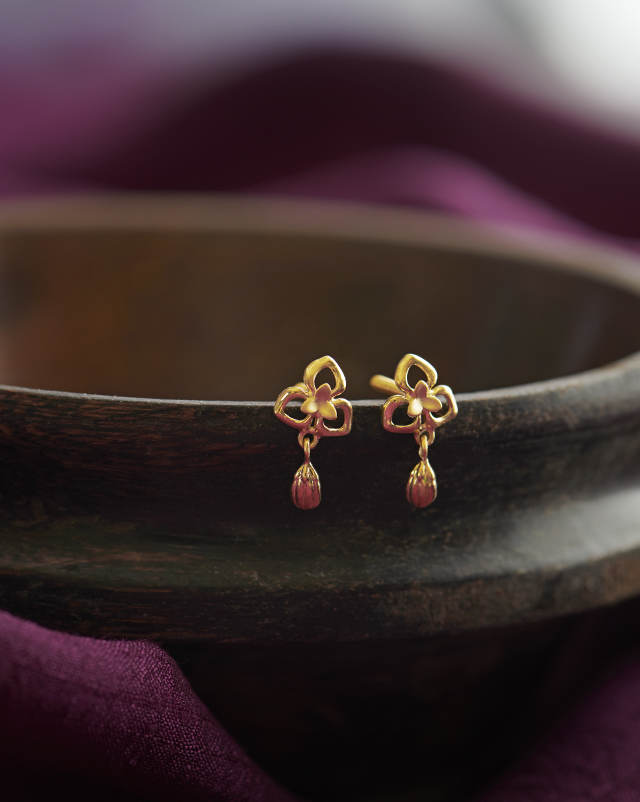 Harsha 22KT Gold Earrings