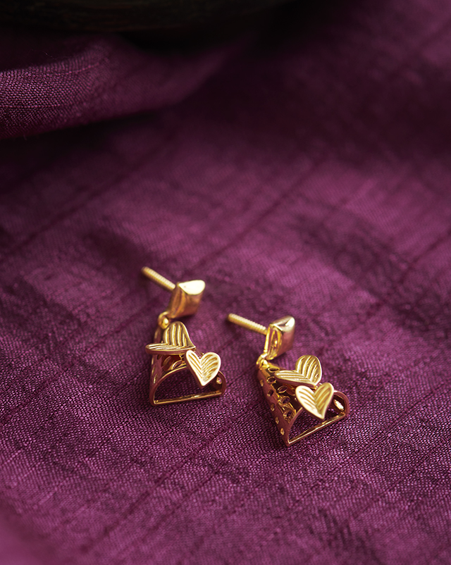 Radhya 22KT Gold Earrings Radhya 22KT Gold Earrings