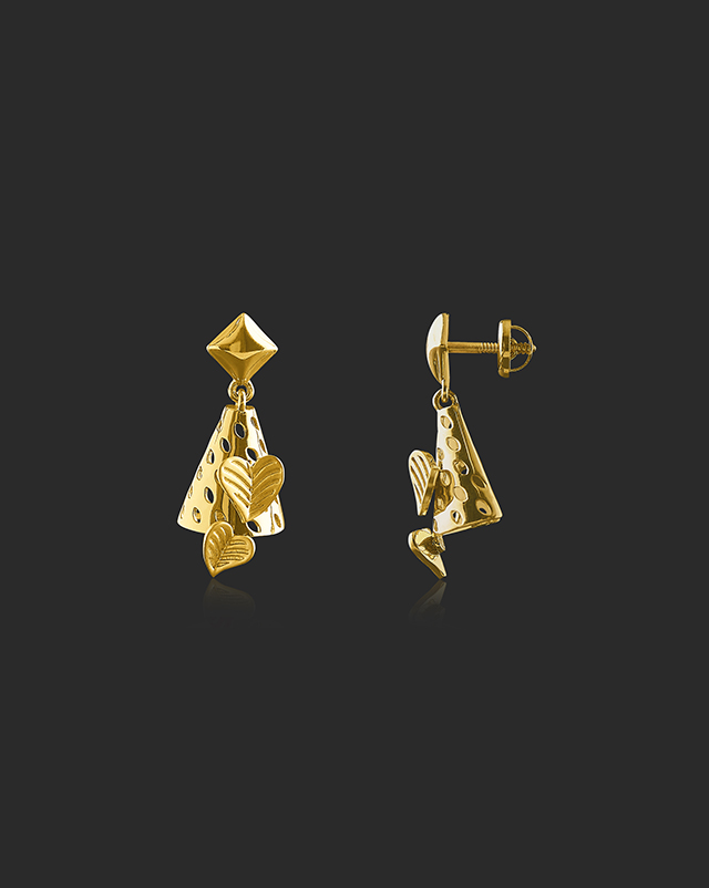 Radhya 22KT Gold Earrings Radhya 22KT Gold Earrings