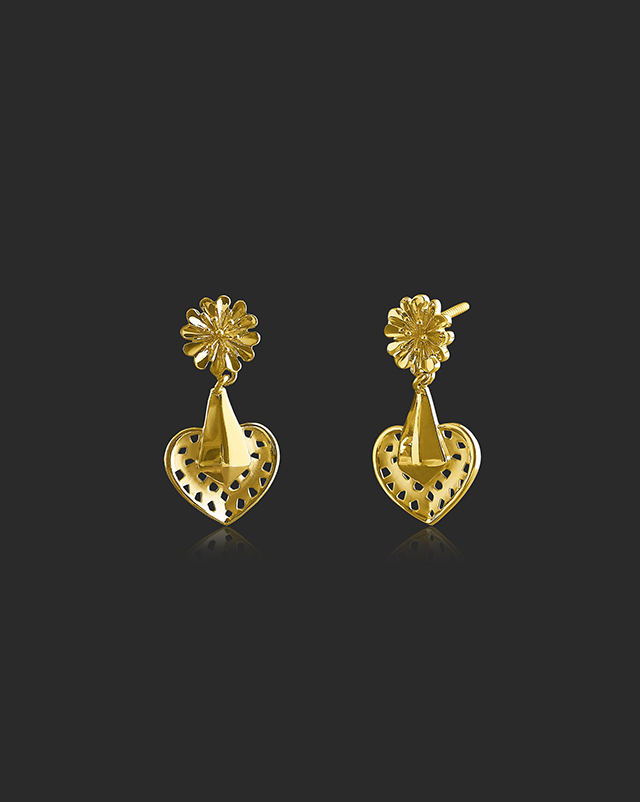 Shreeja 22KT Gold Earrings