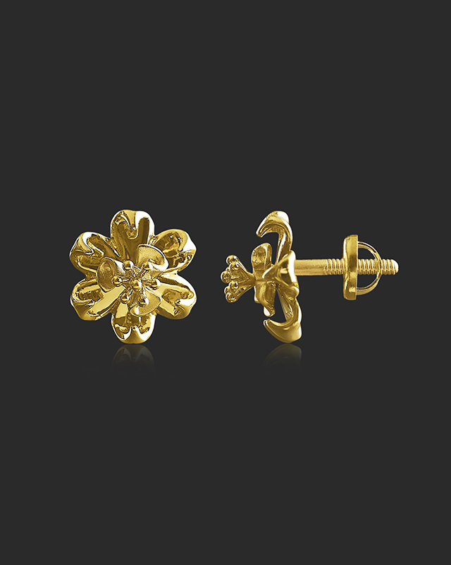 Sitaraa 22KT Gold Earrings Sitaraa 22KT Gold Earrings