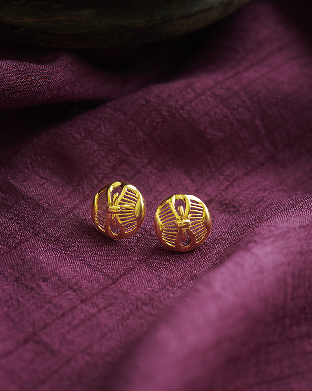 Taneesha 22KT Gold Earrings Taneesha 22KT Gold Earrings