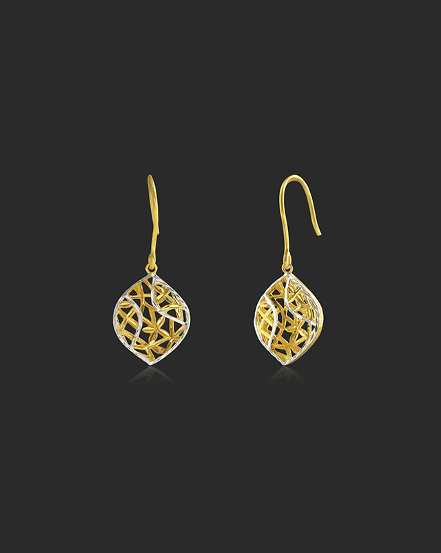 Nipa 22Kt Gold Earrings Nipa 22Kt Gold Earrings