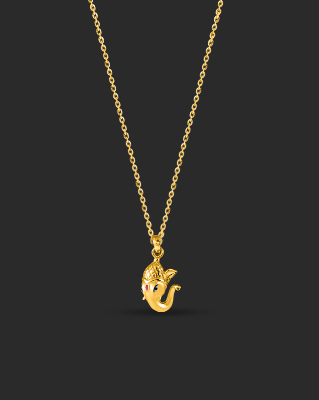 Gold Pendants 22 Karat Yellow Gold Kavyanjali 22KT Gold Pendants