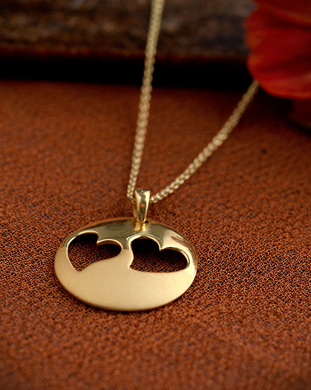 Gold Pendants 22 Karat Yellow Gold Shaanvi 22KT Gold Pendant