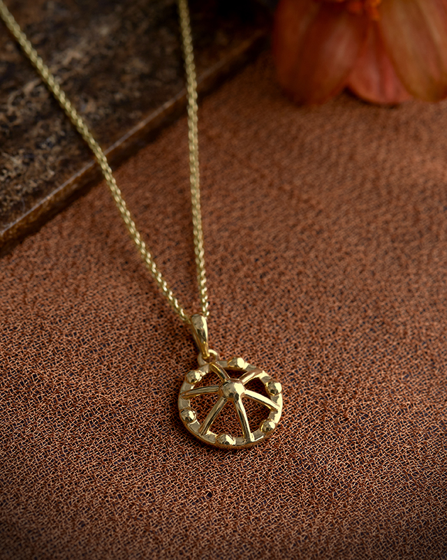 Gold Pendants 22 Karat Yellow Gold Saesha 22KT Gold Pendant