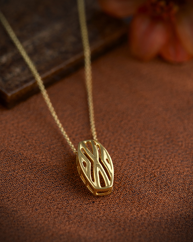 Gold Pendants 22 Karat Yellow Gold Aanshi 22KT Gold Pendant