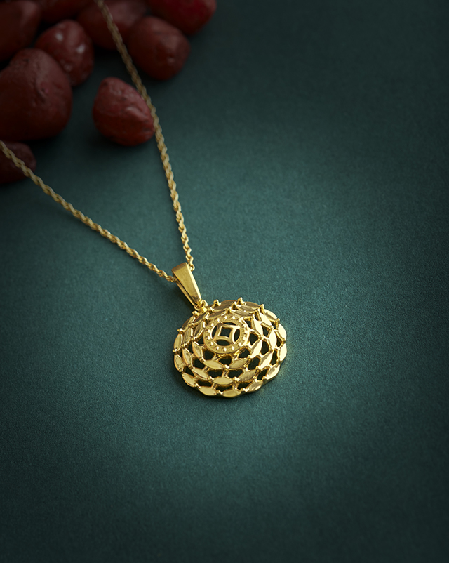 Gold Pendants 22 Karat Yellow Gold Mahima 22KT Gold Pendant