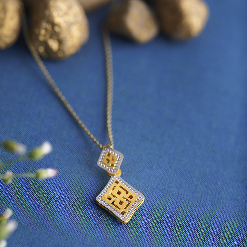 Nadira 22KT Gold Trendy Delicate Pendants Nadira 22KT Gold Trendy Delicate Pendants