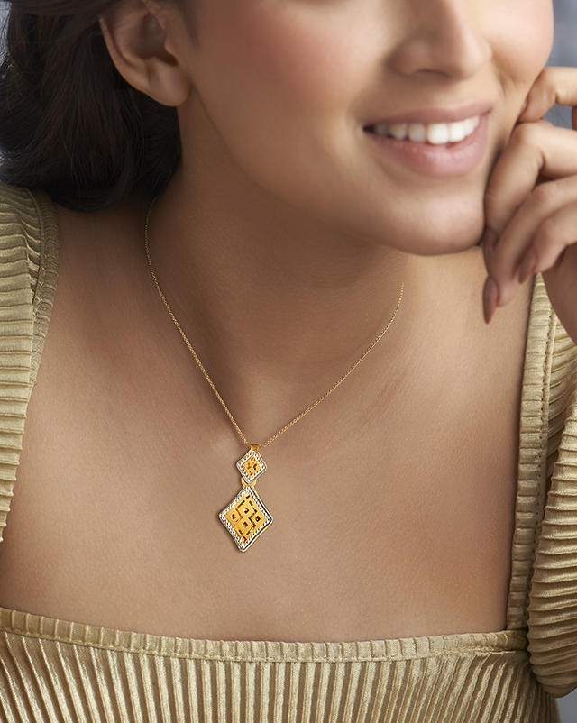 Nadira 22KT Gold Trendy Delicate Pendants Nadira 22KT Gold Trendy Delicate Pendants