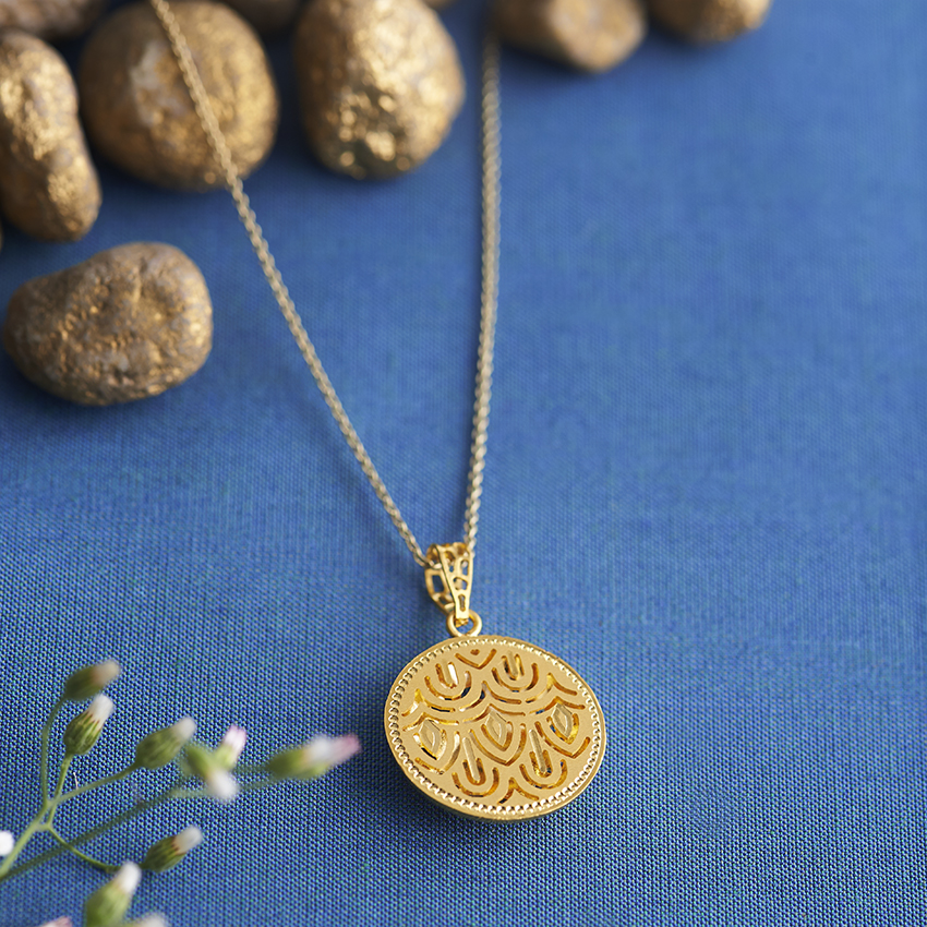 Anandita 22KT Gold Trendy Delicate Pendants Anandita 22KT Gold Trendy Delicate Pendants