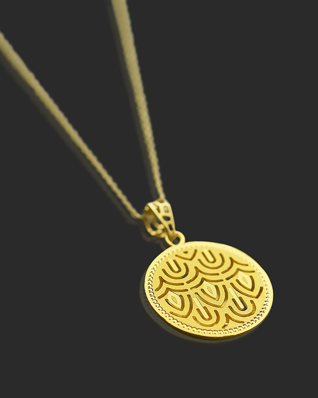 Anandita 22KT Gold Trendy Delicate Pendants Anandita 22KT Gold Trendy Delicate Pendants