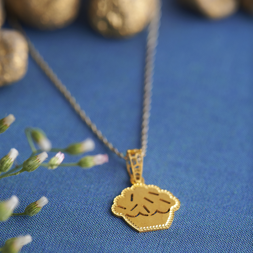 Kivara 22KT Gold Trendy Delicate Pendants Kivara 22KT Gold Trendy Delicate Pendants