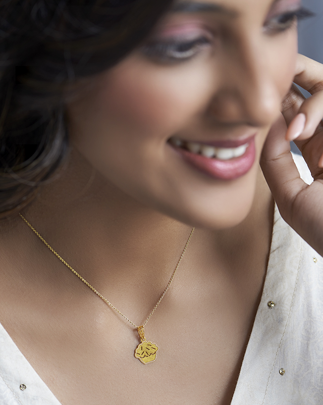 Kivara 22KT Gold Trendy Delicate Pendants Kivara 22KT Gold Trendy Delicate Pendants