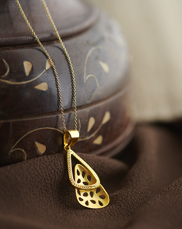Gold Pendants 22 Karat Yellow Gold Ivanshika 22KT Yellow Gold Pendant