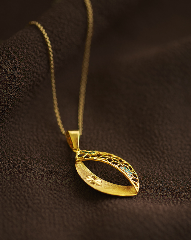 Gold Pendants 22 Karat Yellow Gold Vaanya 22KT Yellow Gold Pendant