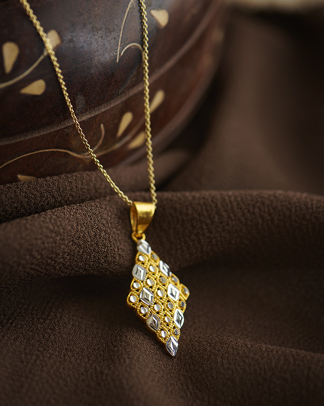 Gold Pendants 22 Karat Yellow Gold Paridhi 22KT Yellow Gold Pendant