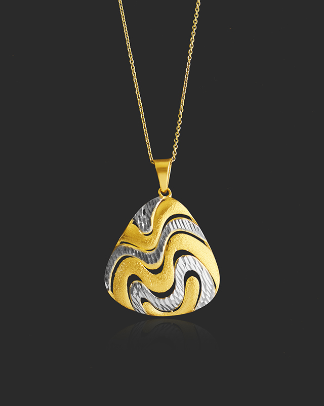Bhuvika 22KT Yellow Gold Pendant