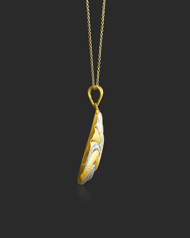 Bhuvika 22KT Yellow Gold Pendant