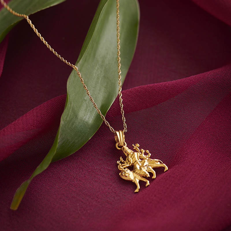 Durga 22KT Gold Pendants