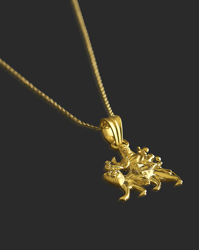 Durga 22KT Gold Pendants