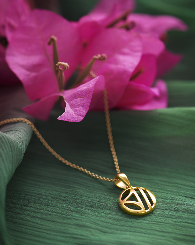 Gold Pendants 22 Karat Yellow Gold Saima 22Kt Gold Pendant