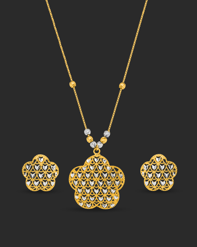 Heena 22Kt Gold Necklace Sets Heena 22Kt Gold Necklace Sets
