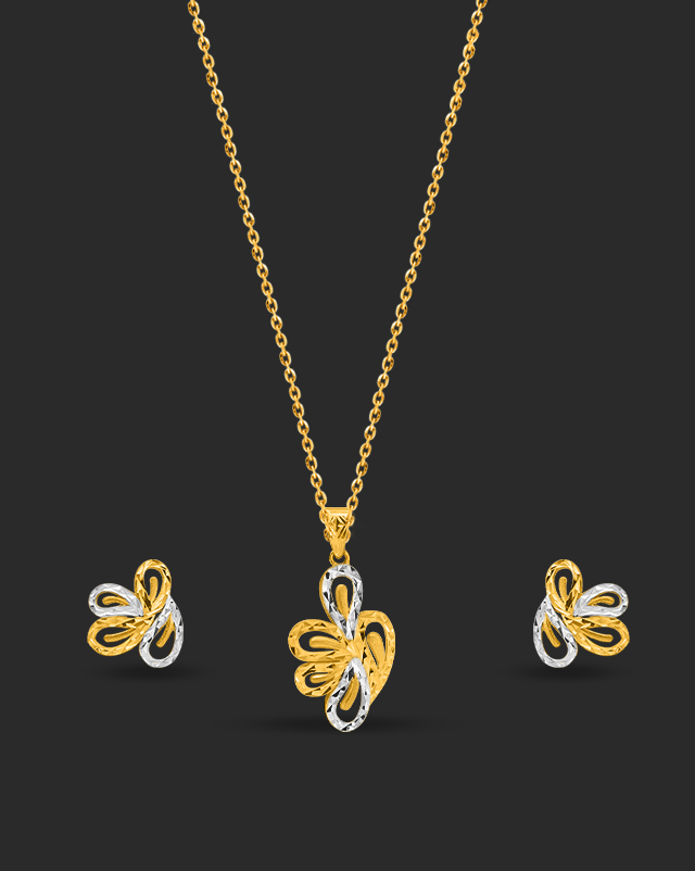 Dhiya 22Kt Gold Pendant Sets
