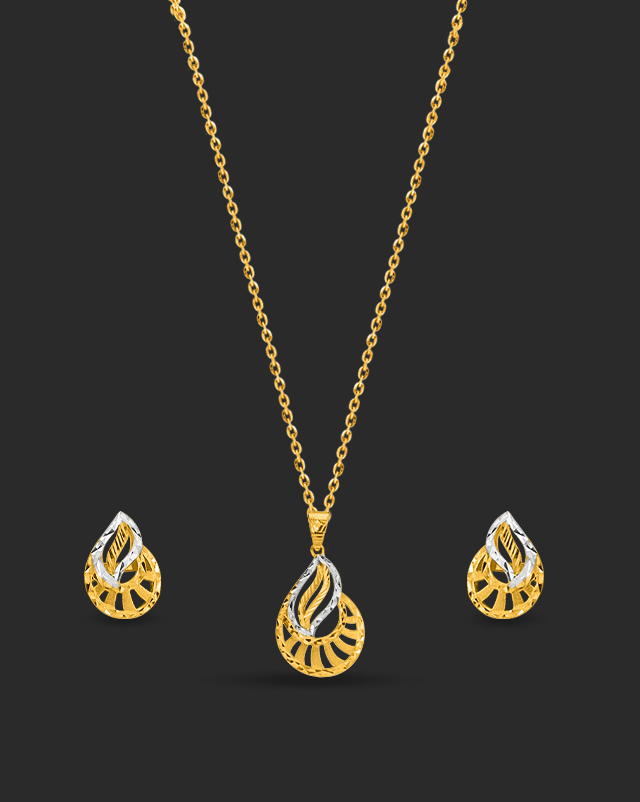 Huri 22Kt Gold Pendant Sets