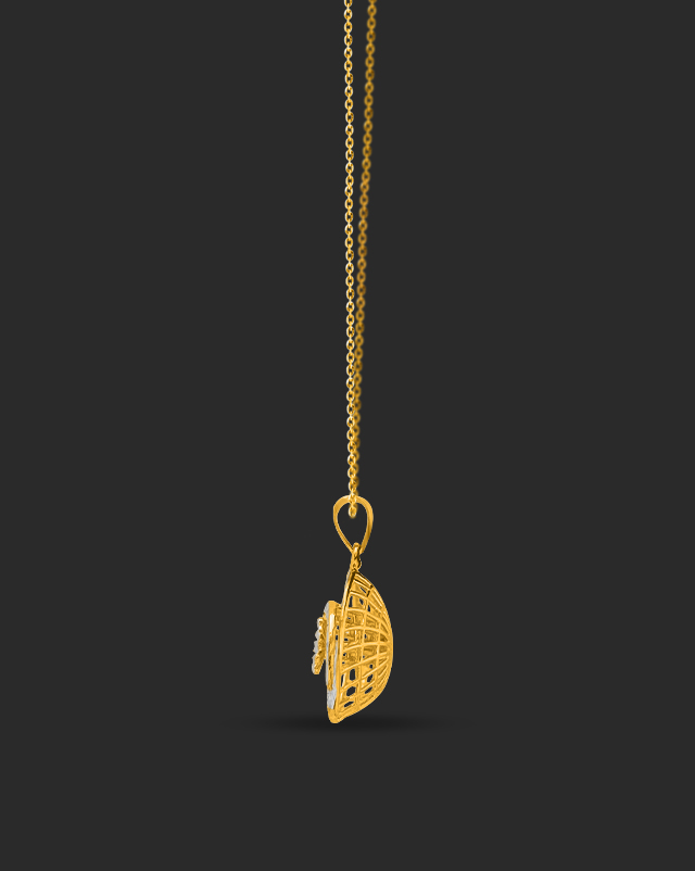 Twirl 22Kt Gold Pendant Sets