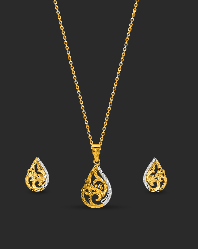 Hansani 22Kt Gold Pendant Sets