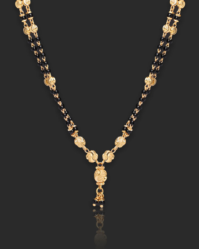 Chetra 22KT Gold Mangalsutra