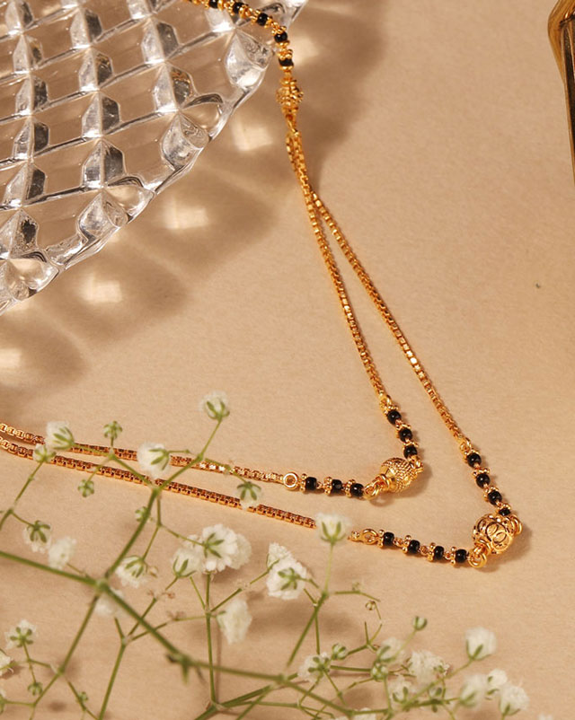 Faiza 22KT Gold Mangalsutra