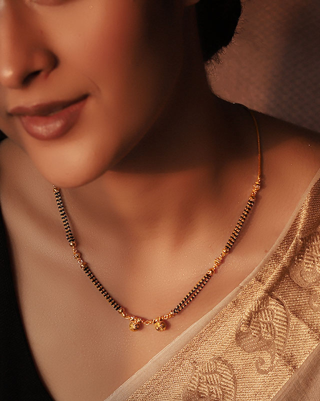 Gold Mangalsutra 22 Karat Yellow Gold Kanika 22Kt Gold Mangalsutra