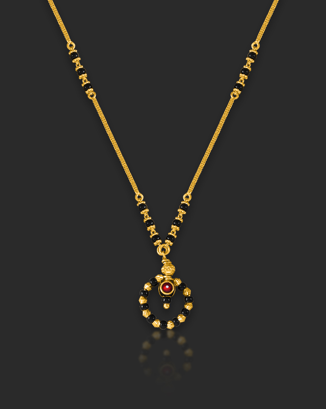 Gold Mangalsutra 22 Karat Yellow Gold Sunita 22 Karat Gold Mangalsutra