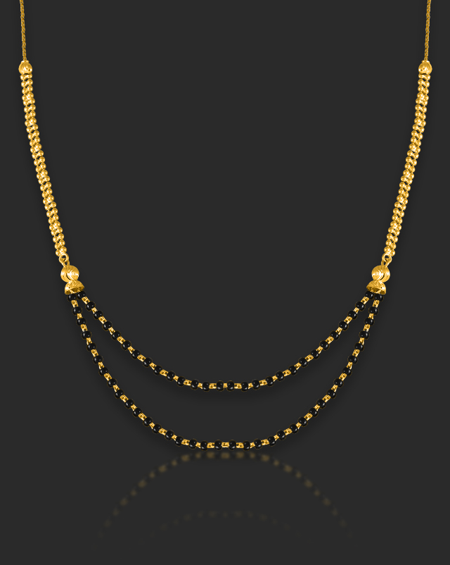 Gold Mangalsutra 22 Karat Yellow Gold Sonika 22 Karat Gold Mangalsutra