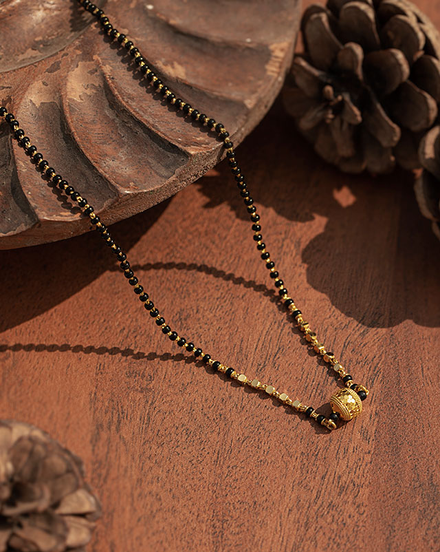 Gold Mangalsutra 22 Karat Yellow Gold Rima 22KTMangalsutra