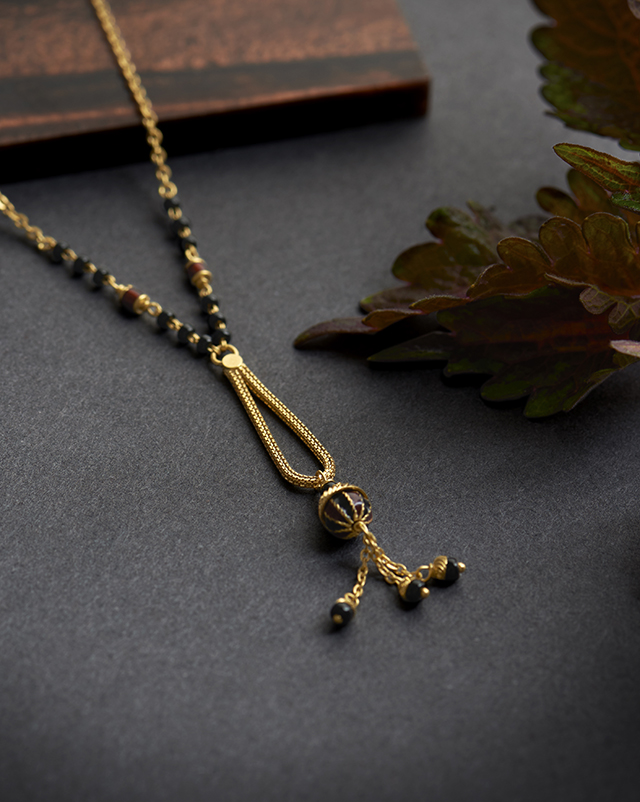 Gold Mangalsutra 22 Karat Yellow Gold Aadhira 22KT Gold Mangalsutra