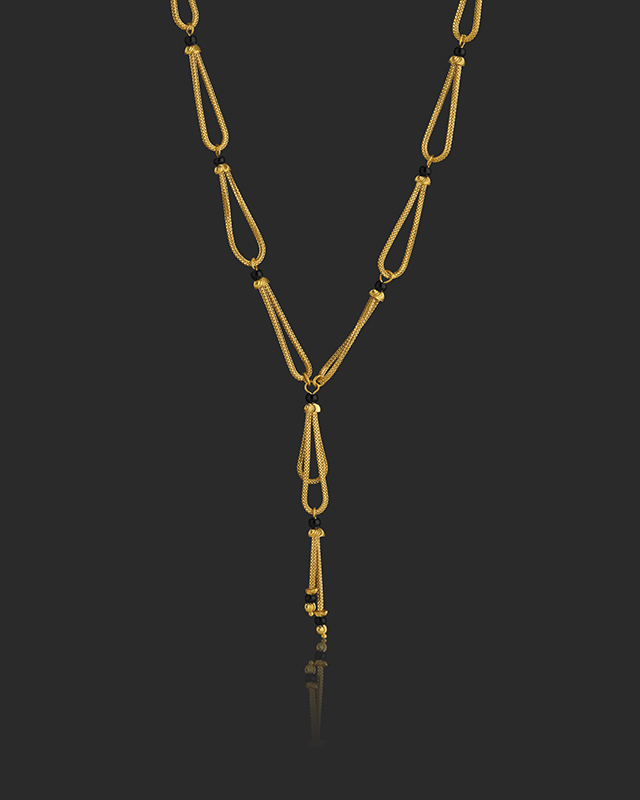 Gold Mangalsutra 22 Karat Yellow Gold Drishana 22KT Gold Mangalsutra